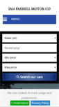 Mobile Screenshot of ianfarrellmotorcompany.co.uk